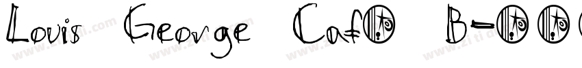 Louis George Café B字体转换
